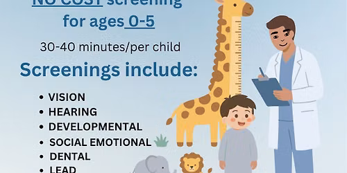 Start Your Child on Track -Community Screening for children under 5