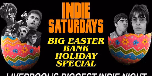 Shit Indie Disco presents  - EASTER BANK HOLIDAY INDIE SATURDAYS AT TUNNEL (beneath Heebies on Seel Street - \u00a35 DOUBLES &amp; MIXER - OPEN UNTIL 6AM