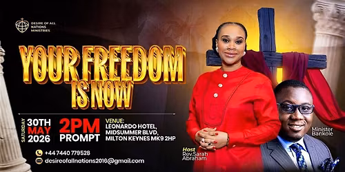 YOUR FREEDOM IS NOW!!!
