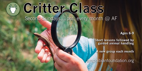 Critter Class - Ages 6-11