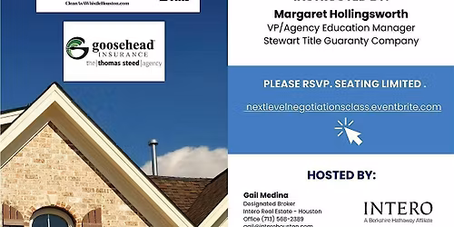 Next Level Negotiations ** 2 HR FREE CE ** Lunch & Learn for REALTORS