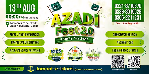 AZADI Fest 2.0 | Family Festival \ud83c\udf89