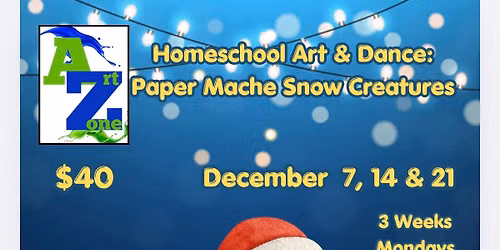 Homeschool Art & Dance: Paper Mache 