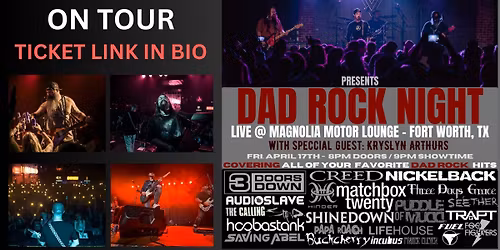 Dad Rock Night (a tribute to 2000's Rock) LIVE in @ Magnolia Motor Lounge W\/ Krislyn Arthurs