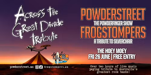 Across The Great Divide Tribute Show | POWDERFINGER and SILVERCHAIR live!