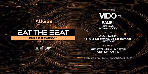 Eat The Beat Saturdays | Aug 29