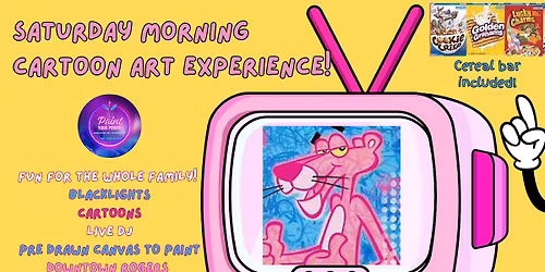 Saturday Morning Cartoon \u2013 An Art Experience in Pajamas