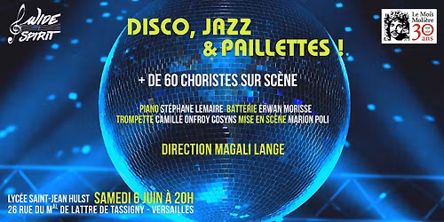 Disco, Jazz & Paillettes ! \u00e0 Versailles