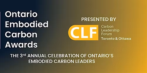Ontario Embodied Carbon Awards 2025