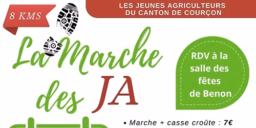 La marche des JA de Cour\u00e7on 2026