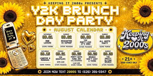 y2k Brunch Sing Along @ Cosmo Pomona