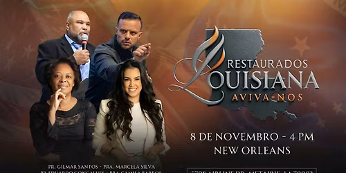 RESTAURADOS LOUISIANA AVIVA - NOS (Lote vermelho )