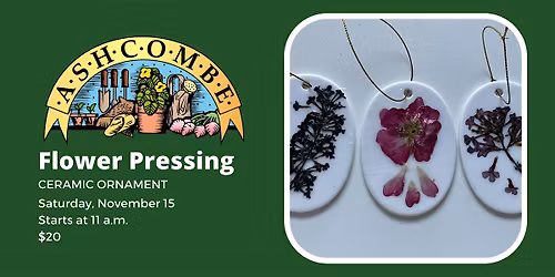 Pressed Flower Ornaments