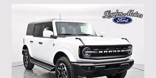 White Ford Bronco