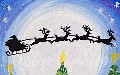 Paint with Ashley Blake \u201cHere comes Santa\u201d Paint Night