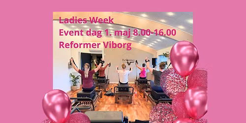 Tr\u00e6ning og treats hos Reformer Viborg - Ladies Week 