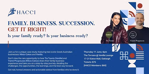 Family. Business. Succession. Get it Right!