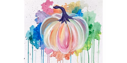 Rainbow Pumpkin - Paint and Sip in Orlando | Classpop!\u2122
