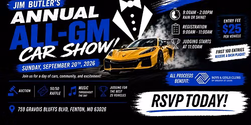 Jim Butler's Annual All-GM Car Show
