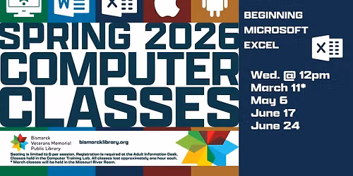 BVMPL Tech Classes: Beginning Microsoft Excel