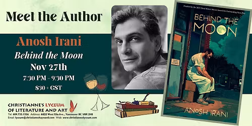 Meet the Author - Anish Irani: BEHIND THE MOON