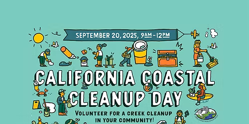 Coastal Cleanup Day 2025 - Site #13: Bay Trail, Sunnyvale