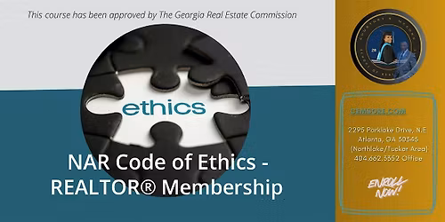 NAR Code of Ethics \u2013 REALTOR\u00ae Membership