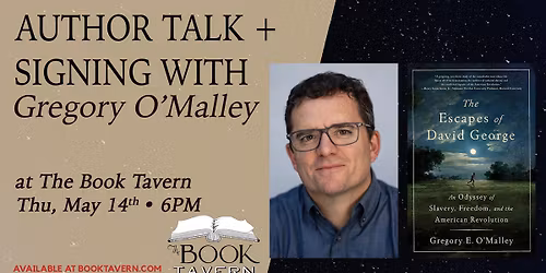 Author Talk and Signing with Gregory O'Malley