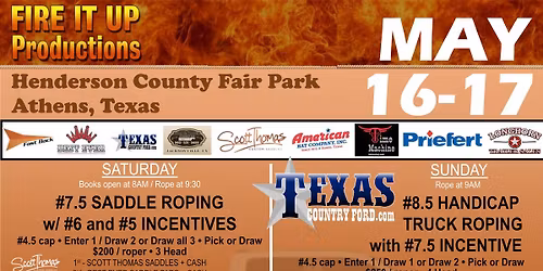 Fire It Up Truck Roping Weekend