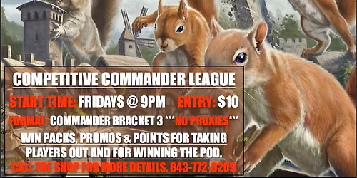 COMPETITIVE COMMANDER LEAGUE @ SNG