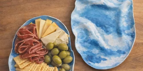 Clay hand building: Charcuterie Board
