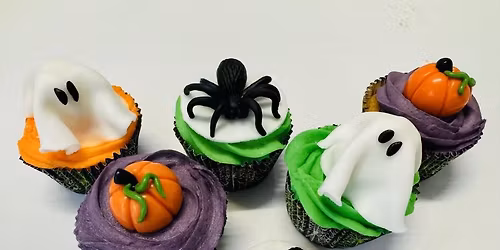Children\u2019s Halloween cupcake class
