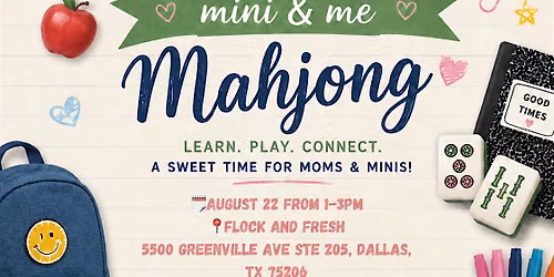 Back to School Mini & Me Mahjong