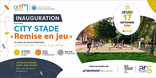 Inauguration City Stade "Remise en jeu"