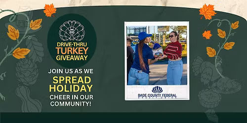 Drive-Thru Turkey Giveaway: Spreading Holiday Cheer in Homestead, FL!