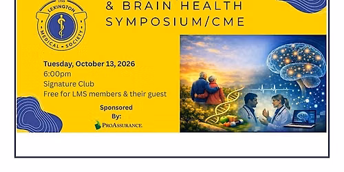 LMS Dinner Social: LMS Dinner Social: Longevity & Brain Health Symposium