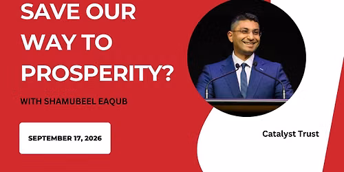 Save our way to prosperity?