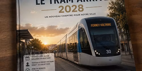 d\u00e9marrage des travaux du tramway de Ferney-Voltaire 