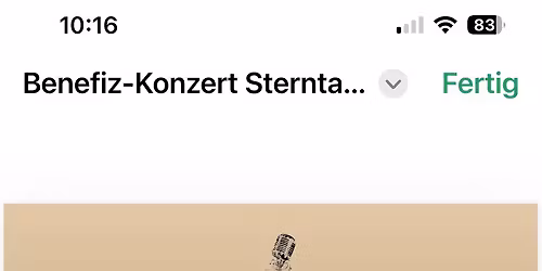 Benefizkonzert \u201eLieder aus dem Herzen zur Weihnachtszeit\u201c \ud83d\udc9e