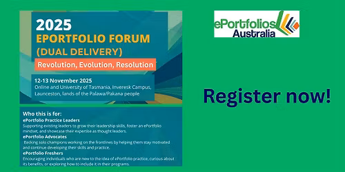 2025 Eportfolio Forum (Dual Delivery)