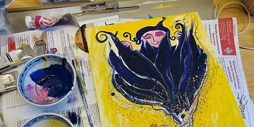 Kreativ-Workshop: Modul 12 \u2013 Gouache-Dreams \u2013 Bl\u00fctenzauber & Wichtelmagie
