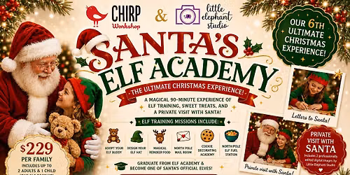 Santa\u2019s Elf Academy: The Ultimate Christmas Experience with Little Elephant Studio
