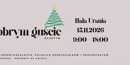 Targi W Dobrym Gu\u015bcie | NO1 | 15.11.2026 Hala Urania 