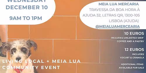 Guided Co-Working at Meia Lua Mercearia with Living Local Community Group!
