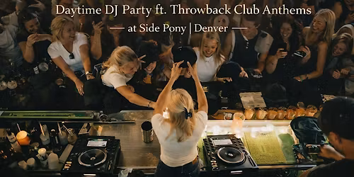 GLDN HOUR: A daytime social + DJ set at Side Pony Denver