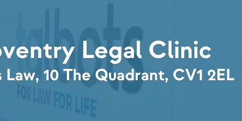 Coventry Legal Advice Drop-in Morning