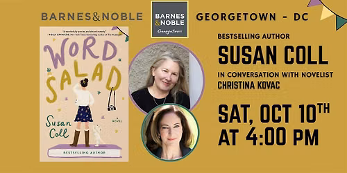 WORD SALAD Author Susan Coll in Conversation with Christina Kovac
