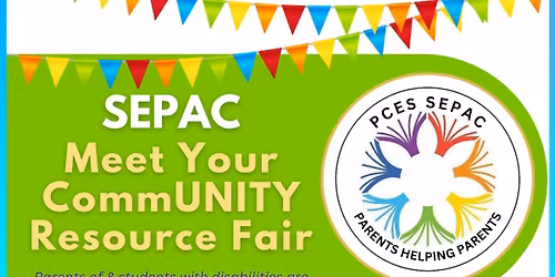 SEPAC's Meet Your CommUNITY ~ Resource Fair: November 18th, 2025