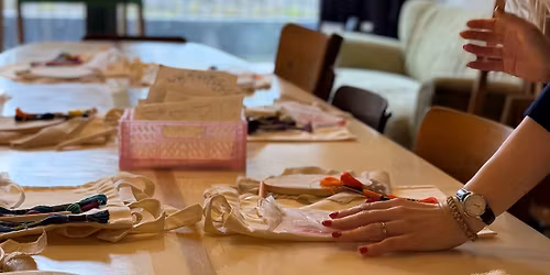 Spritz & Stitch embroidery workshop 