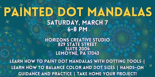 Painted Dot Mandalas Workshop (March 7)